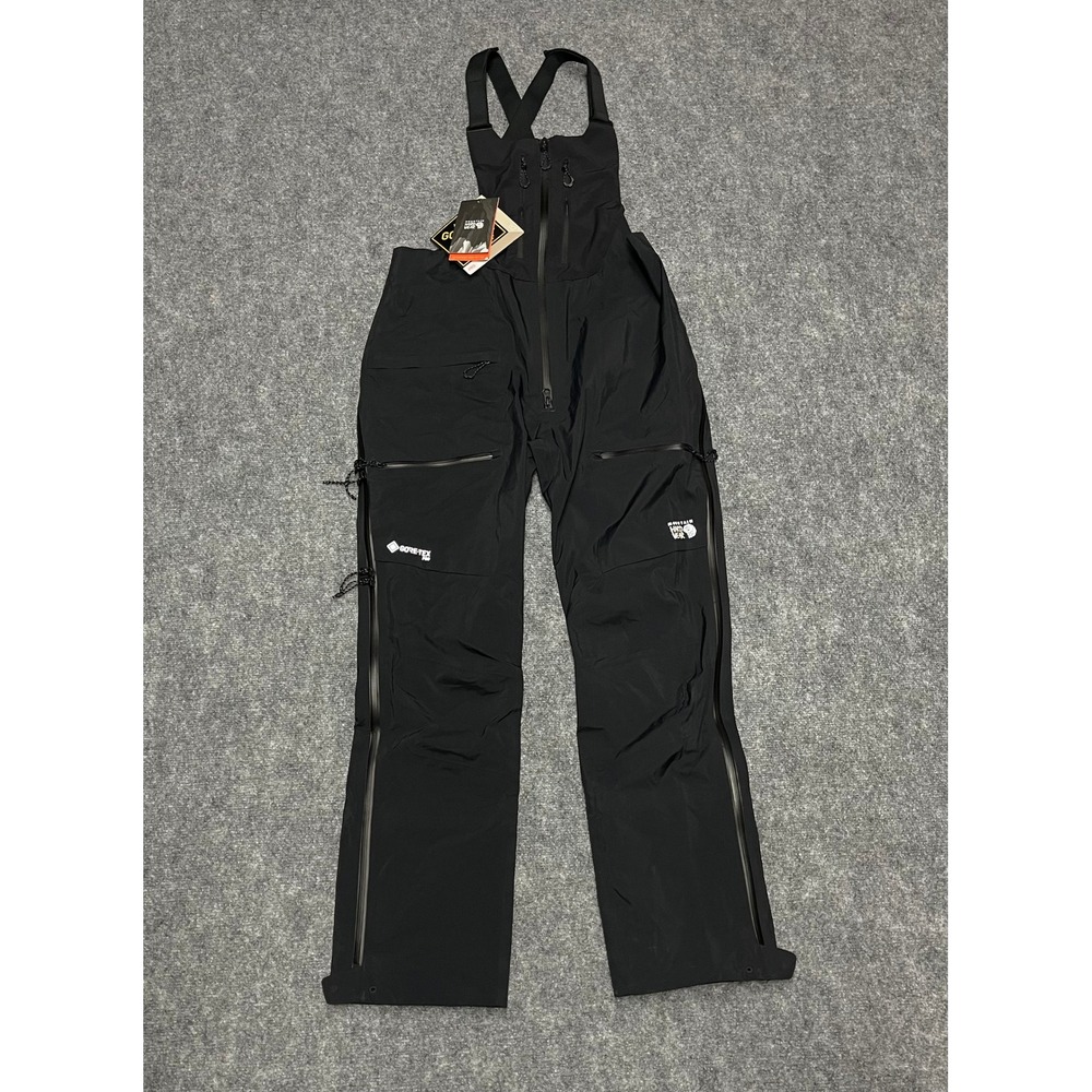 Mountain Hardwear Bibs Women Medium Black Routefinder GORE-TEX PRO Gorpcore $650